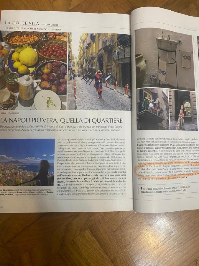那不勒斯Casa Kamalei, Tra Plebiscito E Lungomare公寓 外观 照片